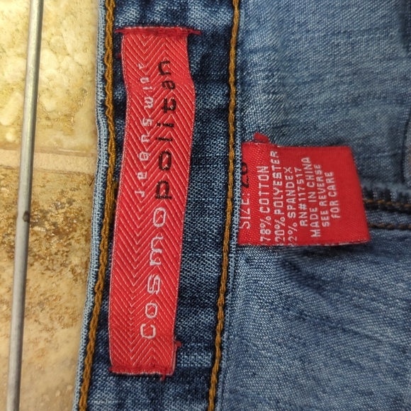 20 Beaded Embellished Bermuda Shorts Denim Jean Jorts Cosmopolitan - Picture 6 of 12